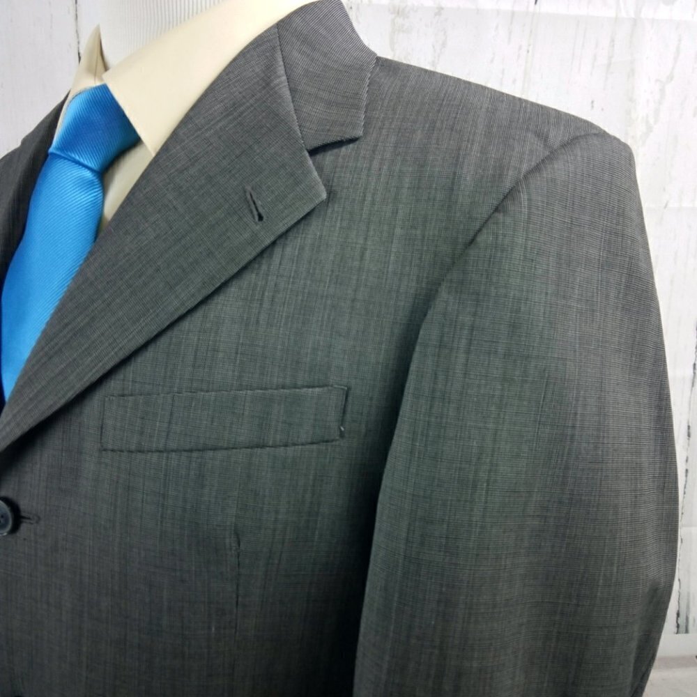 Murano Dillard's Italian Gray Suit Blazer Sport Co